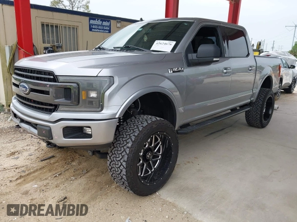 2020 Ford F-150 XL with VIN 1FTEW1EP5LKD86391, listed as a IAAI auction lot 42624676 with 54,066 mi miles and . Bid and sale history available at DreamBid. Image 2.
