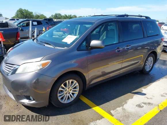 2017 Toyota Sienna XLE Auto Access Seat with VIN 5TDYZ3DC2HS778209, listed as a IAAI auction lot 42225530 with 164,524 mi miles and . Bid and sale history available at DreamBid. Image 2.