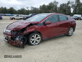 2017 Chevrolet Volt Premier with VIN 1G1RB6S54HU102590, listed as a Copart auction lot 46836965 with 104,344 mi miles and Salvage Title. Bid and sale history available at carsss.com. Image 1.