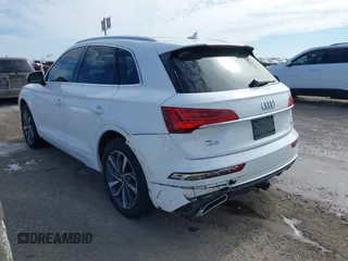 2022 Audi Q5 S line Premium Plus with VIN WA1EAAFY7N2092557, listed as a IAAI auction lot 41596625 with 50,217 mi miles. Bid and sale history available at carsss.com. Image 6.