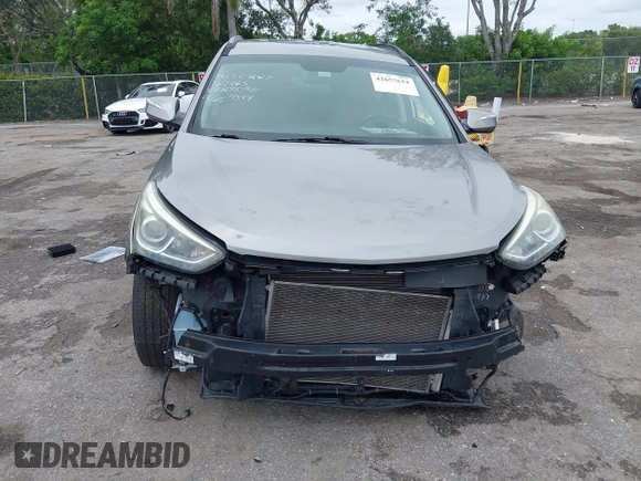 2017 Hyundai Santa Fe 2.4L with VIN 5NMZU3LB2HH014844, listed as a IAAI auction lot 42657624 with 93,533 mi miles and . Bid and sale history available at DreamBid. Image 6.
