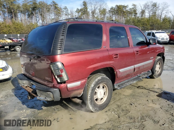 2001 GMC Yukon SLT with VIN 1GKEK13T21R173130, listed as a Copart auction lot 45286515 with 202,170 mi miles and Salvage Title. Bid and sale history available at carsss.com. Image 3.