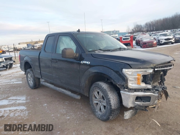 2019 Ford F-150 XL with VIN 1FTFX1E5XKKD99233, listed as a IAAI auction lot 41369349 with 1 mi miles. Bid and sale history available at carsss.com. Image 1.