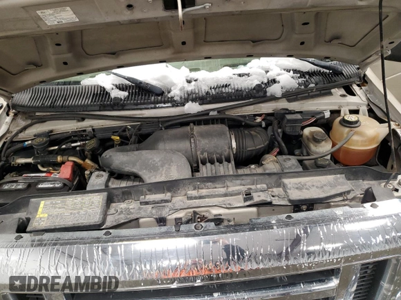 2008 Ford Econoline Passenger XL with VIN 1FMNE11L38DA52308, listed as a Copart auction lot 50180065 with 187,079 mi miles and Salvage title. Bid and sale history available at DreamBid. Image 12.