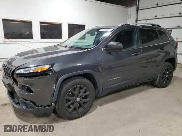 2016 Jeep Cherokee Altitude with VIN 1C4PJLCB8GW258011, listed as a Copart auction lot 80121004 with 170,172 mi miles and Salvage Title. Bid and sale history available at carsss.com. Image 1.