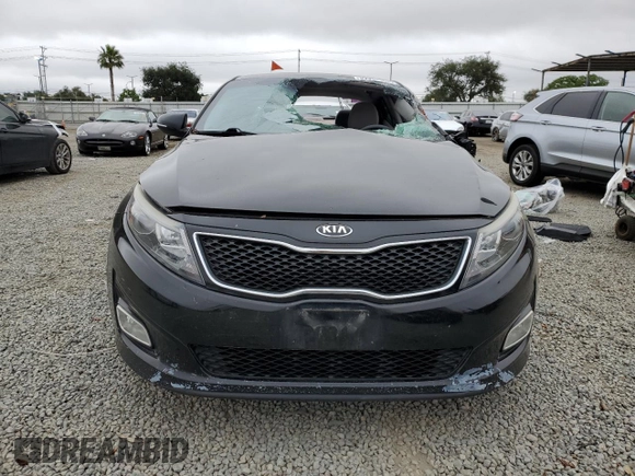 2015 Kia Optima LX with VIN 5XXGM4A74FG431423, listed as a Copart auction lot 59983165 with 168,730 mi miles and Salvage title. Bid and sale history available at DreamBid. Image 5.