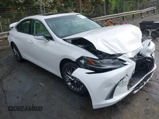 2024 Lexus ES 300h Ultra Luxury with VIN 58AFA1C11RU045086, listed as a IAAI auction lot 42003134 with 12,473 mi miles and . Bid and sale history available at DreamBid. Image 1.