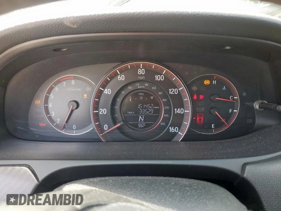 2016 Honda Accord Sport with VIN 1HGCR2F51GA052910, listed as a Copart auction lot 59615995 with 161,452 mi miles and Salvage title. Bid and sale history available at DreamBid. Image 9.