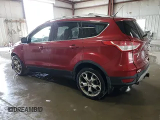 2013 Ford Escape Titanium with VIN 1FMCU9J90DUA69963, listed as a Copart auction lot 61935255 with 99,244 mi miles and Salvage title. Bid and sale history available at DreamBid. Image 2.