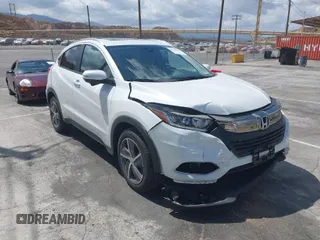 2021 Honda HR-V EX-L with VIN 3CZRU5H74MM729271, listed as a IAAI auction lot 40338500 with 13,661 mi miles. Bid and sale history available at carsss.com. Image 1.