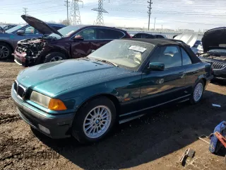 1997 BMW 3-Series 328IC with VIN WBABK8324VET99078, listed as a Copart auction lot 48022865 with 79,589 mi miles and Clean Title. Bid and sale history available at carsss.com. Image 1.