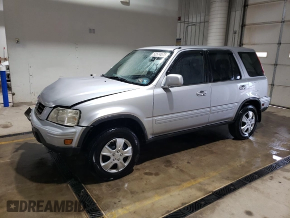 2001 Honda CR-V SE with VIN JHLRD18731C035881, listed as a Copart auction lot 52574575 with 192,107 mi miles and Salvage Title. Bid and sale history available at carsss.com. Image 1.