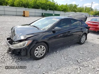 2018 Hyundai Elantra SE z VIN KMHD74LF7JU597691, wystawiony jako Copart lot #58629045 z przebiegiem 139 400 mil mil oraz Szkoda całkowita • Salvage title. Historia ofert i sprzedaży dostępna na DreamBid. Obrazek 1.