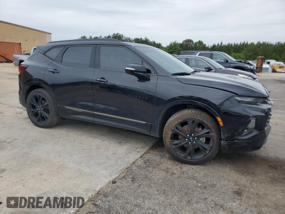 2020 Chevrolet Blazer RS z VIN 3GNKBERS4LS697598, wystawiony jako Copart lot #55914245 z przebiegiem 65 578 mil mil oraz Szkoda całkowita • Salvage title. Historia ofert i sprzedaży dostępna na DreamBid. Obrazek 4.