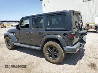 2022 Jeep Wrangler Unlimited Sport S with VIN 1C4HJXDG7NW119880, listed as a Copart auction lot 61948555 with 31,381 mi miles and Salvage title. Bid and sale history available at DreamBid. Image 2.