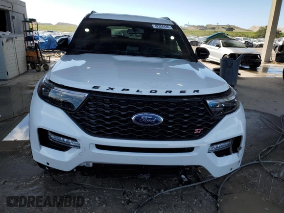 2023 Ford Explorer ST with VIN 1FM5K8GC9PGB78100, listed as a Copart auction lot 42204435 with 14,517 mi miles and Salvage Title. Bid and sale history available at carsss.com. Image 5.