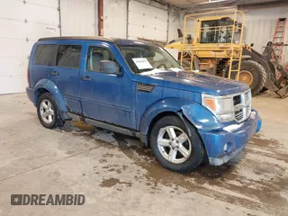 2007 Dodge Nitro SLT with VIN 1D8GU58KX7W614584, listed as a IAAI auction lot 41036412 with 177,523 mi miles. Bid and sale history available at carsss.com. Image 1.