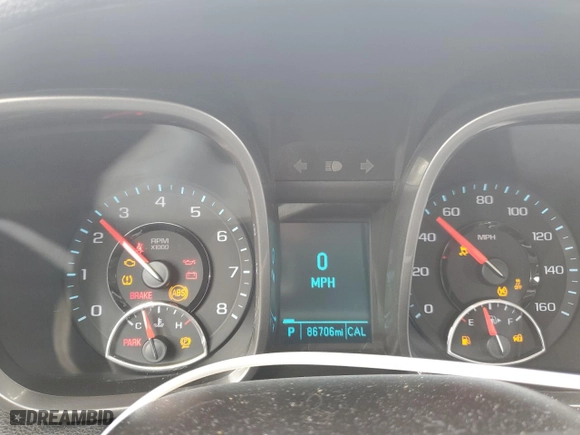 2013 Chevrolet Malibu LS with VIN 1G11B5SA4DU150492, listed as a Copart auction lot 52505195 with 86,706 mi miles and Salvage Title. Bid and sale history available at carsss.com. Image 9.