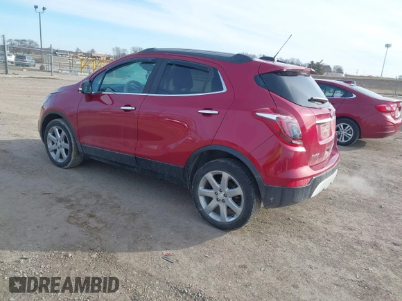 2017 Buick Encore Essence with VIN KL4CJCSB4HB172293, listed as a IAAI auction lot 41482029 with 107,685 mi miles and . Bid and sale history available at carsss.com. Image 3.