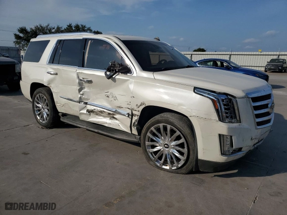 2015 Cadillac Escalade Premium with VIN 1GYS4CKJXFR246444, listed as a Copart auction lot 69064184 with 163,759 mi miles and Salvage Title. Bid and sale history available at carsss.com. Image 4.