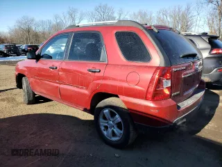 2010 Kia Sportage LX with VIN KNDKG3A41A7706104, listed as a Copart auction lot 42033525 with 157,624 mi miles and Clean Title. Bid and sale history available at carsss.com. Image 2.
