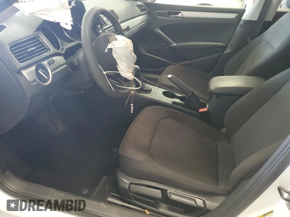 2016 Volkswagen Passat S with VIN 1VWAT7A34GC042612, listed as a Copart auction lot 57179225 with 66,014 mi miles and Salvage title. Bid and sale history available at DreamBid. Image 7.