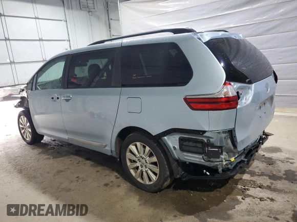 2017 Toyota Sienna XLE с VIN 5TDDZ3DC3HS178281, выставлен на аукционе Copart как лот 56352905 с пробегом 109 156 миль миль и Списание • Salvage title. История ставок и продаж доступна на DreamBid. Изображение 2.