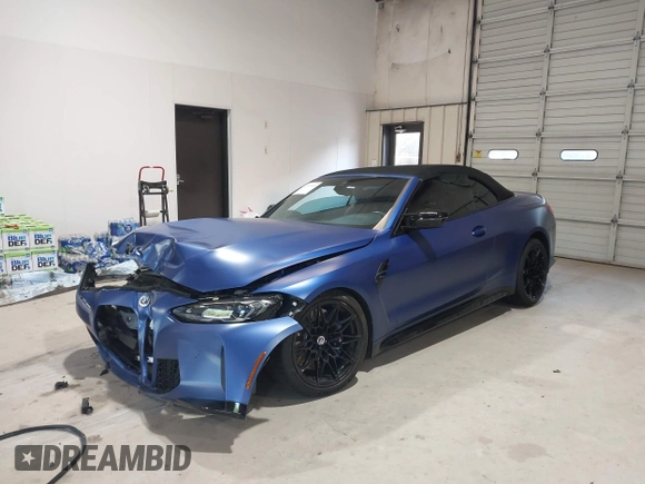 2023 BMW M4 Competition xDrive with VIN WBS33BA06PCL41709, listed as a IAAI auction lot 42395952 with 24,066 mi miles and . Bid and sale history available at DreamBid. Image 2.