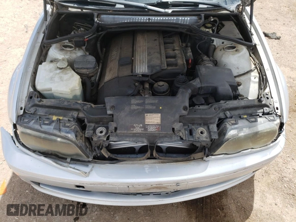 2000 BMW 3 Series 323Ci with VIN WBABM3341YJN62022, listed as a Copart auction lot 53943414 with 208,047 mi miles and Salvage Title. Bid and sale history available at DreamBid. Image 11.