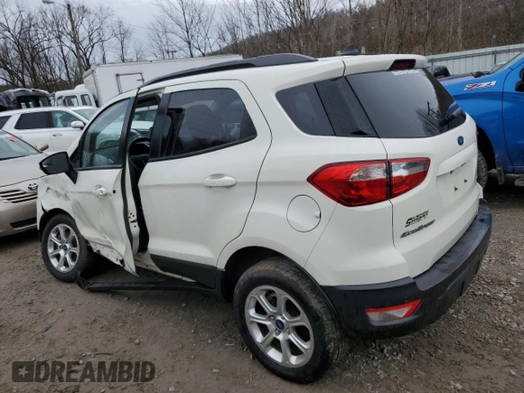 2020 Ford EcoSport SE with VIN MAJ6S3GL3LC388081, listed as a Copart auction lot 47822245 with 90,345 mi miles and Salvage Title. Bid and sale history available at DreamBid. Image 2.