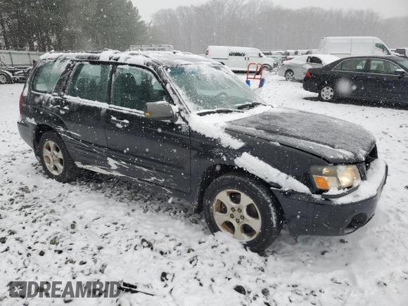 2003 Subaru Forester XS with VIN JF1SG65643H751182, listed as a Copart auction lot 85655014 with 235,283 mi miles and Salvage Title. Bid and sale history available at carsss.com. Image 4.