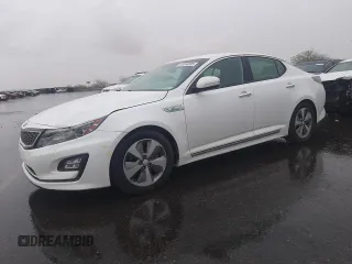 2015 Kia Optima EX z VIN KNAGN4AD7F5081869, wystawiony jako Copart lot #55266585 z przebiegiem 106 830 mil mil oraz Szkoda całkowita • Salvage title. Historia ofert i sprzedaży dostępna na DreamBid. Obrazek 1.