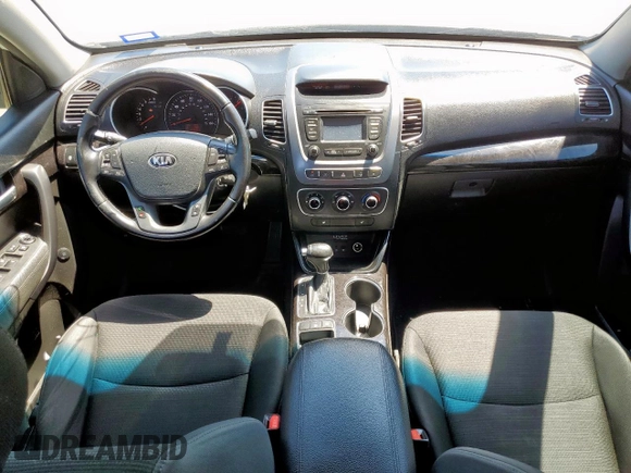 2014 Kia Sorento LX with VIN 5XYKT4A66EG499575, listed as a Copart auction lot 53900745 with 123,487 mi miles and Salvage Title. Bid and sale history available at DreamBid. Image 8.