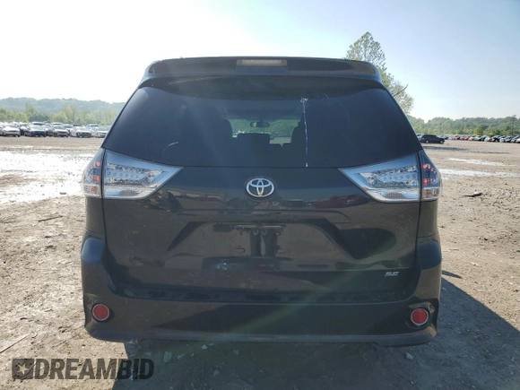 2011 Toyota Sienna SE with VIN 5TDXK3DCXBS048314, listed as a Copart auction lot 55989415 with 200,841 mi miles and Salvage title. Bid and sale history available at DreamBid. Image 6.
