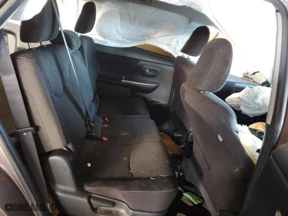 2015 Toyota Prius v Two with VIN JTDZN3EU9FJ031921, listed as a Copart auction lot 45972685 with 131,630 mi miles and Salvage Title. Bid and sale history available at carsss.com. Image 10.