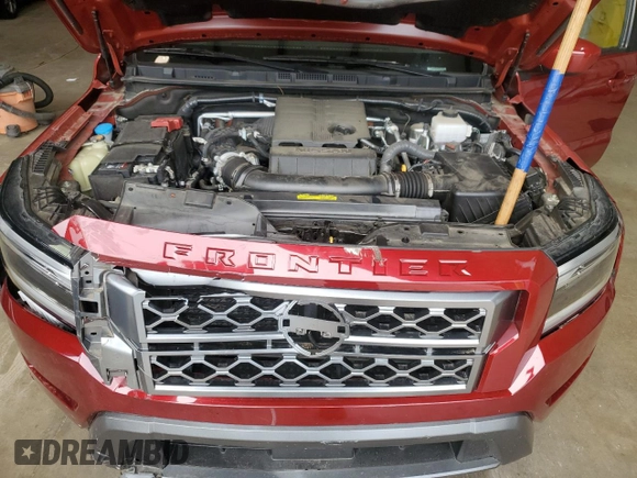 2024 Nissan Frontier SL z VIN 1N6ED1EJ2RN603496, wystawiony jako Copart lot #54011845 z przebiegiem 11 047 mil mil oraz Szkoda całkowita • Salvage title. Historia ofert i sprzedaży dostępna na DreamBid. Obrazek 11.