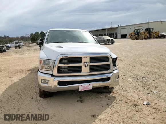 2012 Ram 2500 ST with VIN 3C6TD5CT4CG265502, listed as a Copart auction lot 47135195 with 0 mi miles and Salvage Title. Bid and sale history available at carsss.com. Image 11.