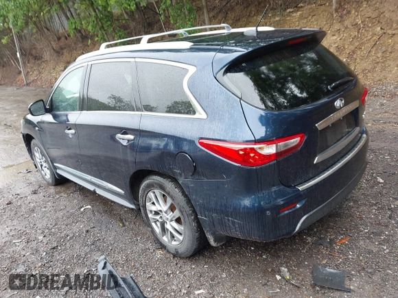 2015 Infiniti QX60 with VIN 5N1AL0MM5FC535725, listed as a IAAI auction lot 42240578 with 100,356 mi miles and . Bid and sale history available at DreamBid. Image 3.