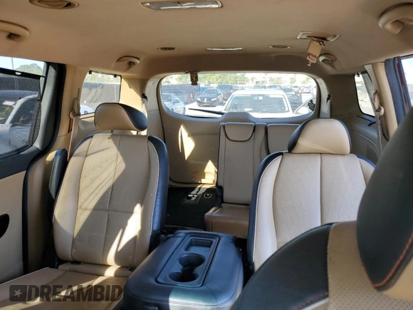 2015 Kia Sedona EX with VIN KNDMC5C16F6020916, listed as a Copart auction lot 49264995 with 133,164 mi miles and Salvage Title. Bid and sale history available at carsss.com. Image 10.