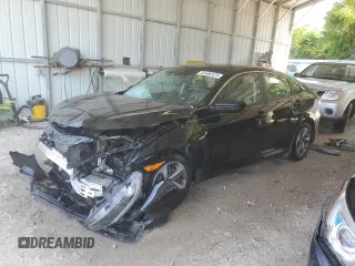2019 Honda Civic Sedan LX with VIN 2HGFC2F63KH576061, listed as a Copart auction lot 53490125 with 59,725 mi miles and Non Repairable. Bid and sale history available at carsss.com. Image 1.