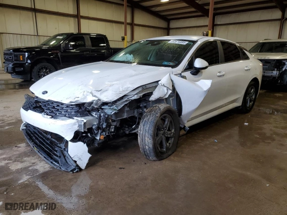 2021 Kia K5 LX with VIN 5XXG24J21MG022951, listed as a Copart auction lot 52676695 with 63,632 mi miles and Salvage Title. Bid and sale history available at carsss.com. Image 1.