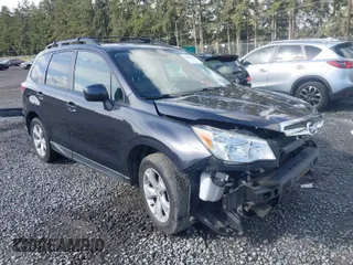 2016 Subaru Forester 2.5i Premium with VIN JF2SJADC3GH505432, listed as a IAAI auction lot 41992158 with 79,278 mi miles. Bid and sale history available at carsss.com. Image 1.