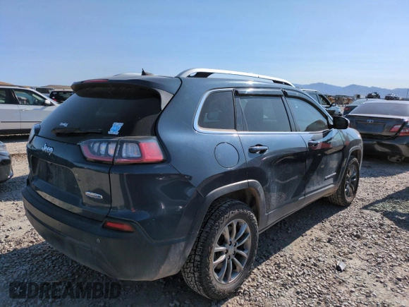 2020 Jeep Cherokee Latitude Plus with VIN 1C4PJMLB7LD602469, listed as a Copart auction lot 59229305 with 92,698 mi miles and Salvage title. Bid and sale history available at DreamBid. Image 3.