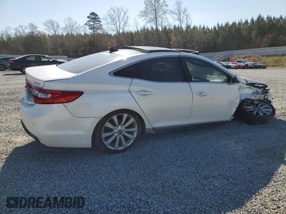 2015 Hyundai Azera Limited z VIN KMHFH4JG1FA433220, wystawiony jako Copart lot #50007845 z przebiegiem 133 942 mil mil oraz Szkoda całkowita • Salvage title. Historia ofert i sprzedaży dostępna na DreamBid. Obrazek 3.