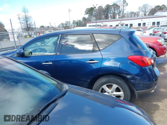 2009 Nissan Murano S with VIN JN8AZ18WX9W148342, listed as a IAAI auction lot 41742440 with 223,113 mi miles. Bid and sale history available at carsss.com. Image 14.