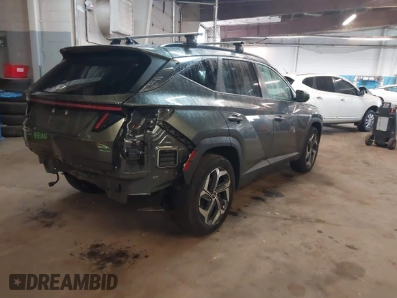 2023 Hyundai Tucson SEL with VIN 5NMJFCAE8PH177839, listed as a IAAI auction lot 41947776 with 38,014 mi miles and . Bid and sale history available at DreamBid. Image 4.