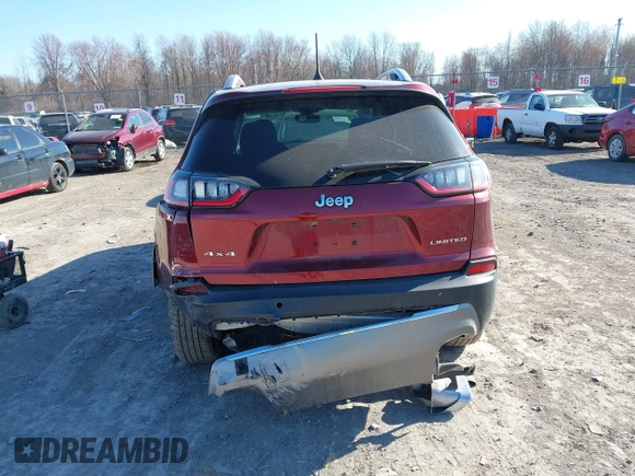 2020 Jeep Cherokee Limited with VIN 1C4PJMDNXLD555396, listed as a IAAI auction lot 41839372 with 36,078 mi miles. Bid and sale history available at carsss.com. Image 15.