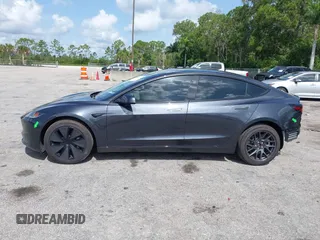 2025 Tesla Model 3 Long Range with VIN 5YJ3E1EA7SF940208, listed as a IAAI auction lot 42433793 with 1,983 mi miles and . Bid and sale history available at DreamBid. Image 15.