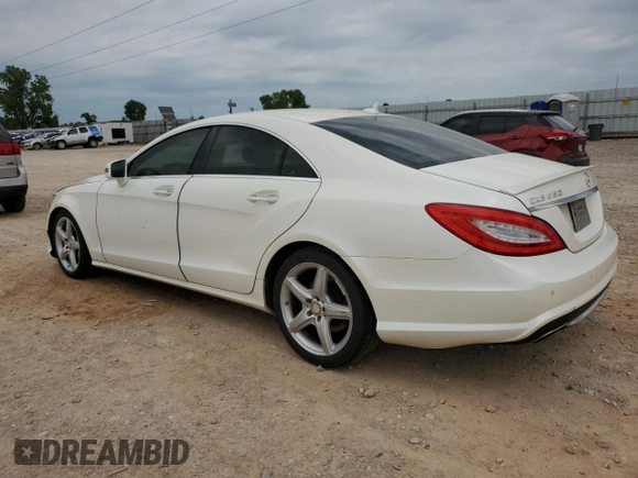 2014 Mercedes-Benz CLS 550 z VIN WDDLJ9BB8EA121539, wystawiony jako Copart lot #58193755 z przebiegiem 126 470 mil mil oraz Czysty tytuł • Clean title. Historia ofert i sprzedaży dostępna na DreamBid. Obrazek 2.