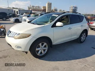2009 Nissan Murano SL with VIN JN8AZ18UX9W020164, listed as a Copart auction lot 72122864 with 151,954 mi miles and Salvage Title. Bid and sale history available at carsss.com. Image 1.